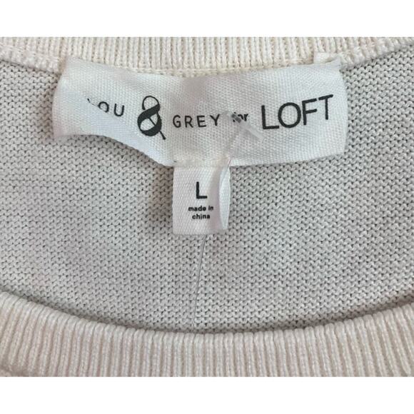 New LOU & GREY Peaches Knit Sweater Tank Large - Picture 5 of 6